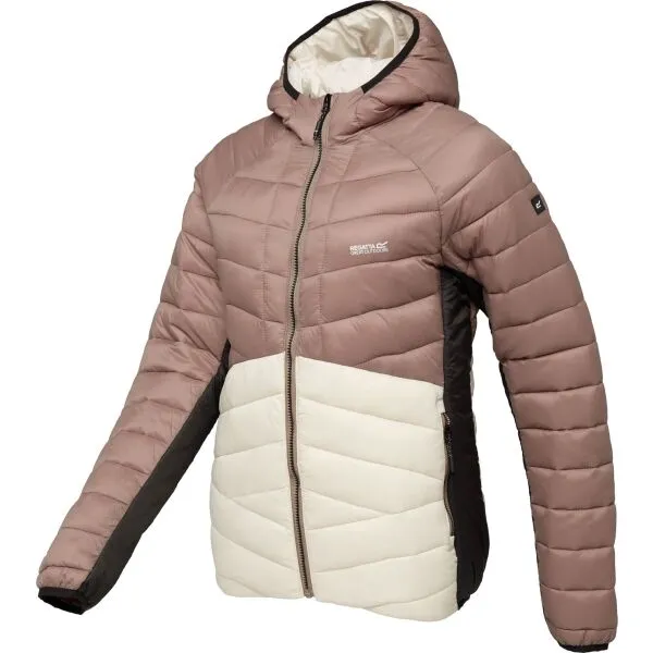 REGATTA OUTDOORS HOODED DALENT W Dámska bunda, hnedá, veľkosť