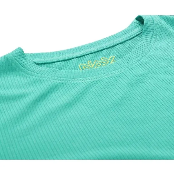 NAX KADESA Dámske tričko s dlhým rukávom, zelená, veľkosť