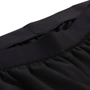 ALPINE PRO ZEREC Pánske outdoorové nohavice, čierna, veľkosť