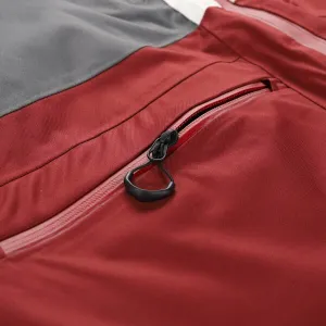 ALPINE PRO UZER Pánska lyžiarska bunda, vínová, veľkosť