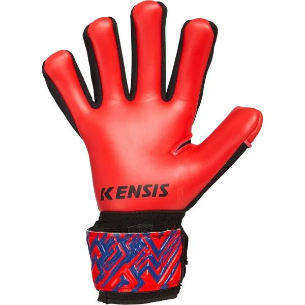 Kensis GKG JUNIOR Juniorské brankárske rukavice, červená, veľkosť