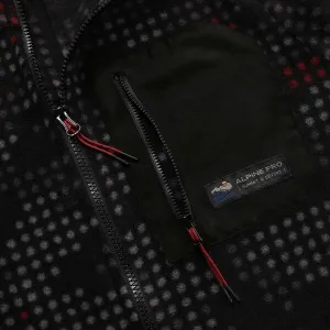 ALPINE PRO OKRAD Pánska outdoorová mikina, čierna, veľkosť