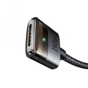 Mcdodo Magnetický kábel (CA-2070) USB-C - MagSafe 3, 140W, LED indikátor, 2 m, čierny