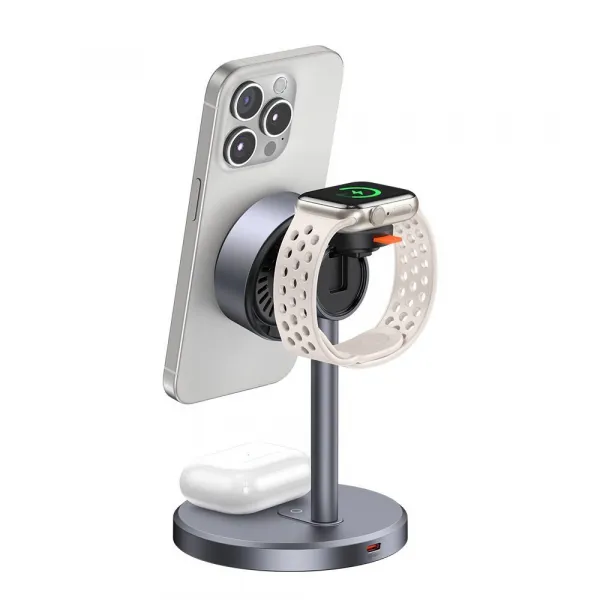 Mcdodo Bezdrôtová nabíjacia stanica (CH-2462) pre Apple, 22,5 W, Qi2, čierna