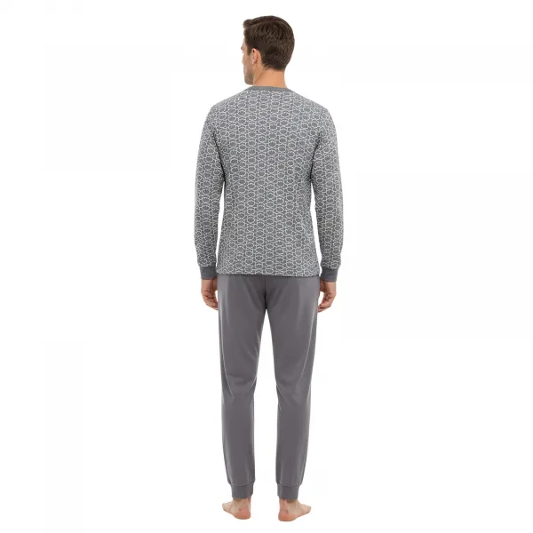 Pánske pyžamo Gianvaglia viacfarebné (2501/grey) M