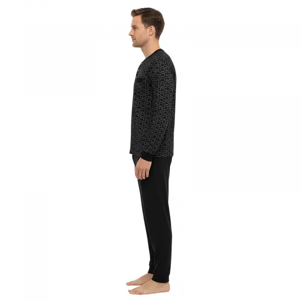 Pánske pyžamo Gianvaglia viacfarebné (2501/black) M