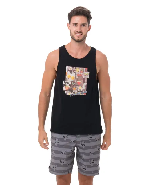 Pánske tielko 69SLAM BE FRUITY BLACK (MSRBFR-BK) S