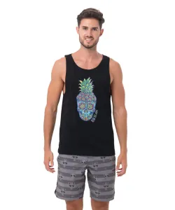 Pánske tielko 69SLAM PINE SKULL BLACK (MSNPLL-BK) M