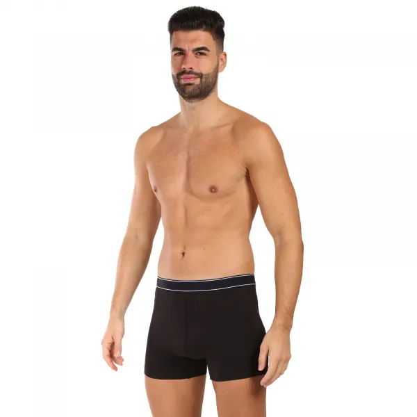 Pánske boxerky Andrie čierne (PS 5828/black) XL, trenky