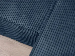 Tmavomodrá sedacia súprava do U SMART COSARO 295x140 cm
