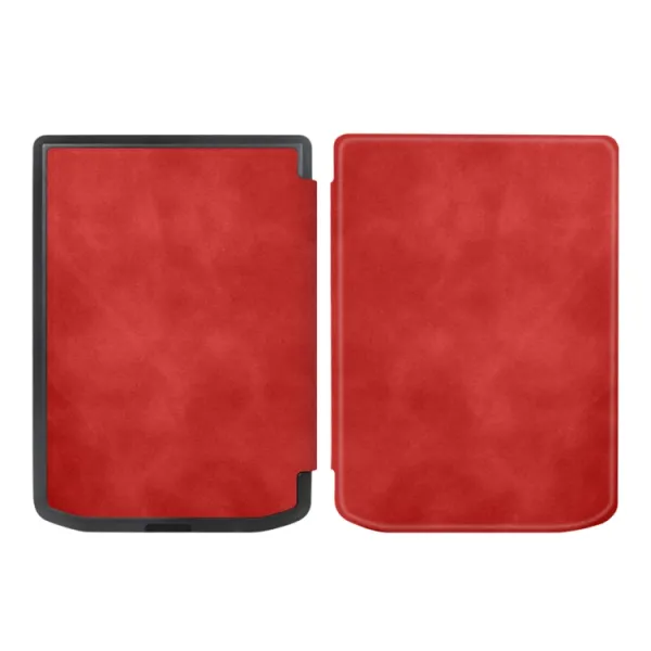 SOFT Zaklápacie puzdro Pocketbook 629 Verse / Pocketbook 634 Verse Pro červené