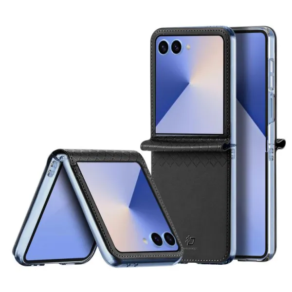 DUX BRIL Ochranné puzdro pre Samsung Galaxy Z Flip7 5G čierne