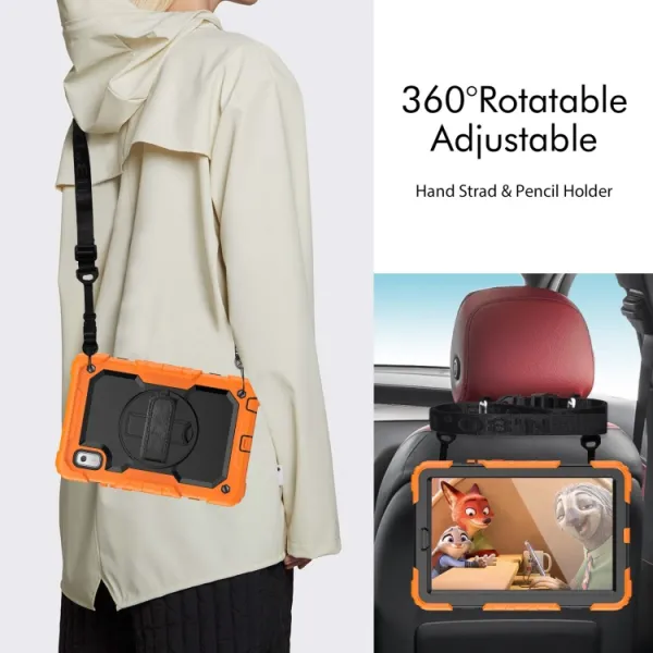 SOLID 360 Obal pre Lenovo Tab M9 oranžový