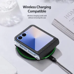 DUX BRIL Ochranné puzdro pre Samsung Galaxy Z Flip7 5G čierne