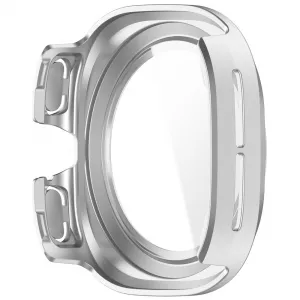 PC FULL COVER Plastový kryt so sklom pre Samsung Galaxy Watch Ultra / Watch Ultra 2025 strieborný