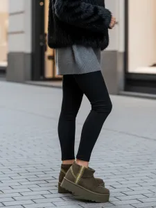 Dámske zimné členkové topánky