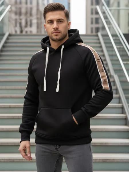 Cool mikina pre mužov čierna