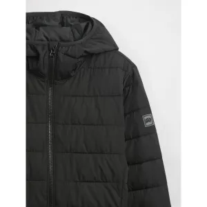 GAP V-FRCH LW LOGO PUFFER Chlapčenská bunda, čierna, veľkosť