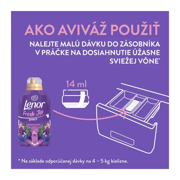 Lenor Fresh Air Aviváž Moonlight lily 770ml
