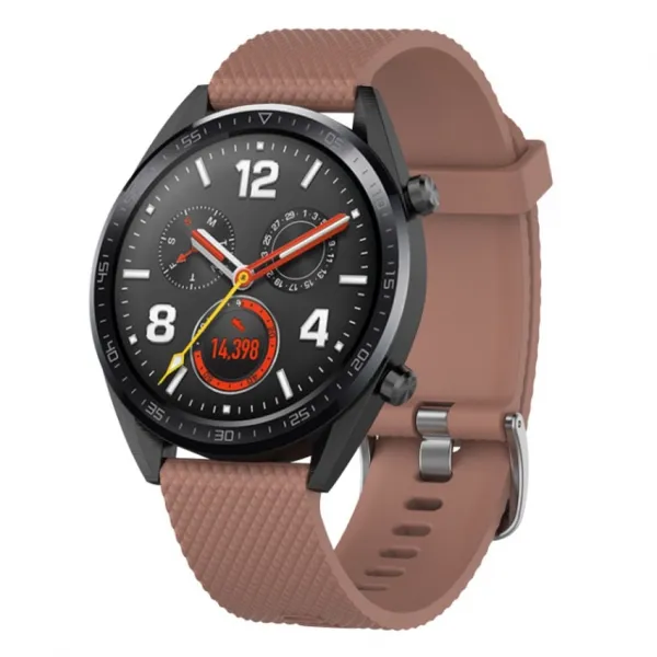 BStrap Silicone Land remienok na Garmin Vivoactive 3, brown (SGA005C09)