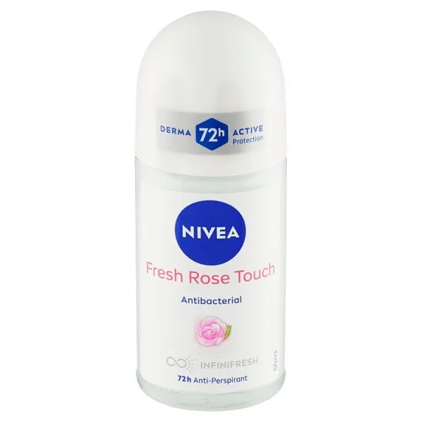 Nivea Rose Touch guličkový antiperspirant pre ženy 50 ml