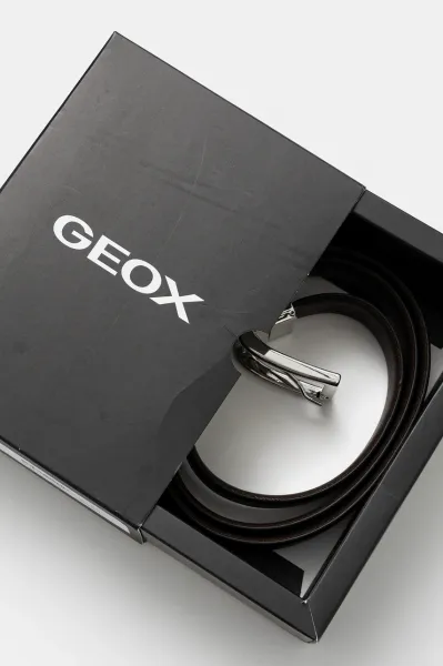 Opasok Geox pánsky, čierna farba, U35K5A B0076