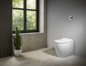 ISVEA - SENTIMENTI WC misa stojaca, Rimless, 36x52cm spodný/zadný odpad, biela 10SM10004SV