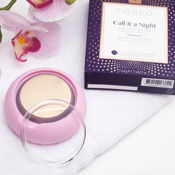 FOREO UFO™ Call It a Night nočná revitalizačná maska pre obnovu pleti s vyživujúcim účinkom 7x6 g