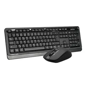 A4Tech FG1012S, Sada klávesnice s bezdrátovou optickou myší, CZ, 2.4 [Ghz], černá