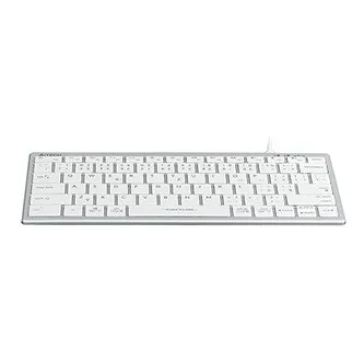 A4Tech FX51, Klávesnice CZ, bez numeriky, nízkoprofilová typ drátová (USB), bílá