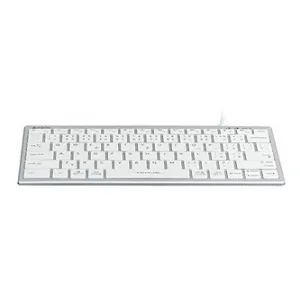 A4Tech FX51, Klávesnice CZ, bez numeriky, nízkoprofilová typ drátová (USB), bílá