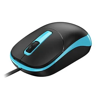 Myš drátová, Genius DX-123, černo-modrá, optická, 1200DPI
