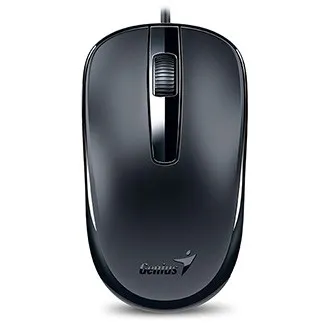 Myš drátová, Genius DX-120, černá, optická, 1200DPI, USB-C