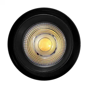 DECOREUM Prisadené LED svietidlo DABI PZE-930 CCT 3000-6000K 8W čierne