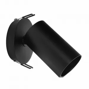 DECOREUM Zapustená stropná lampa BORA KJ2108 1xGU10 čierna