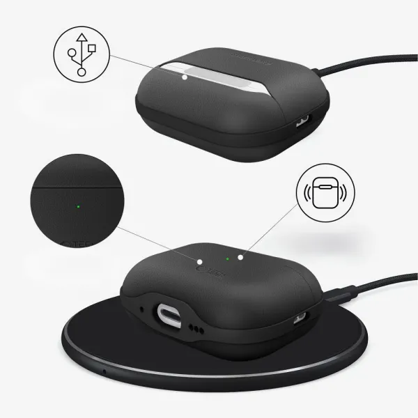 Tech-Protect Naturalfit Apple Airpods Pro 3 - Black