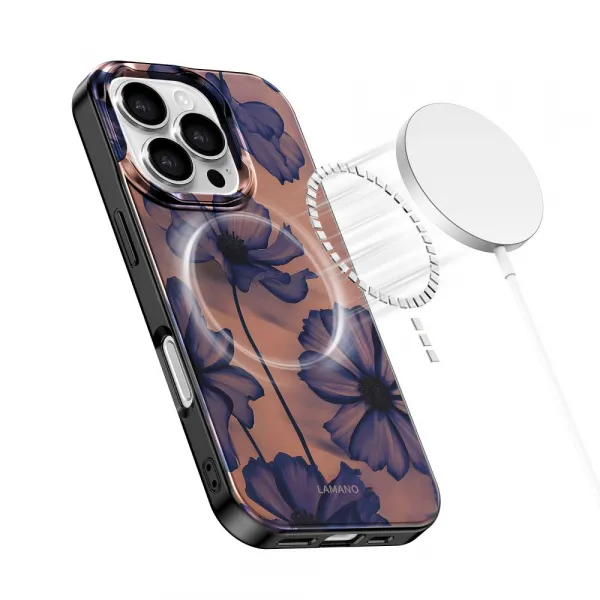 Tech-Protect Lamano MagSafe puzdro, iPhone 16 Pro Max, velvet night