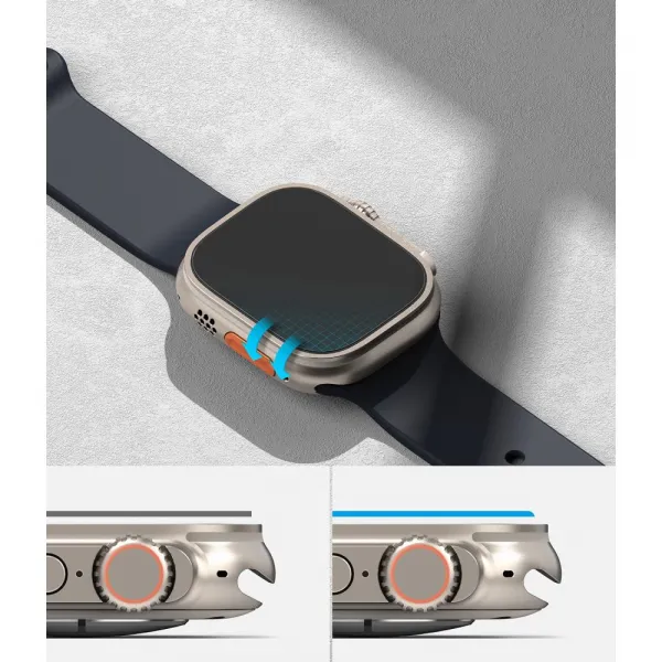 RINGKE ID 4x Ochranné sklo pre Apple Watch Ultra 1 / 2 / 3 49mm