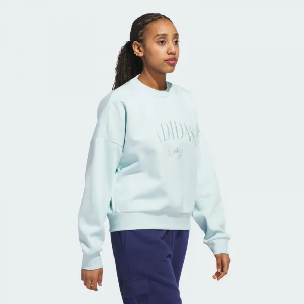 Dámska zateplená mikina ADIDAS W COZY SWT HALMIN