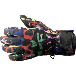 Juniorské lyžiarske rukavice BLIZZARD Spark junior ski gloves, black multicolor
