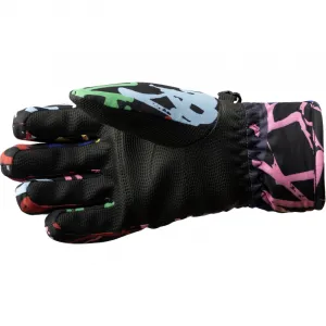 Juniorské lyžiarske rukavice BLIZZARD Spark junior ski gloves, black multicolor