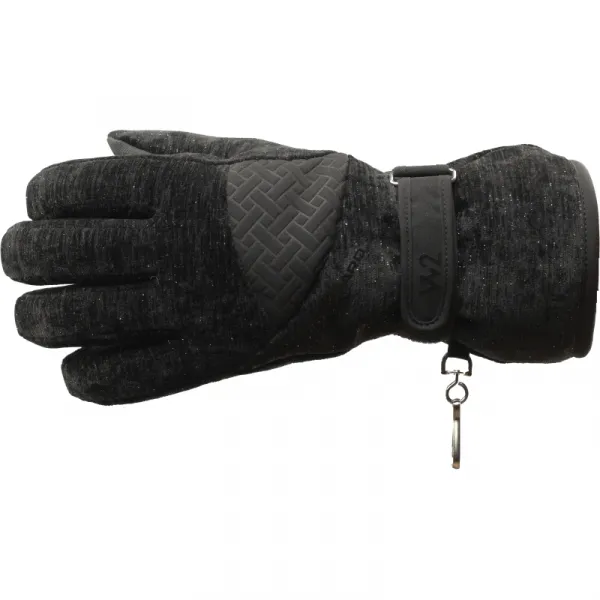 Dámske lyžiarske rukavice BLIZZARD W2W Swift ski gloves, black silver