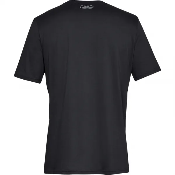 Pánske tréningové tričko s krátkym rukávom UNDER ARMOUR SPORTSTYLE LEFT CHEST SS-BLK