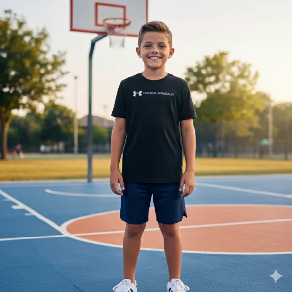 Chlapčenské tričko s krátkym rukávom UNDER ARMOUR UA B LOGO WORDMARK SS