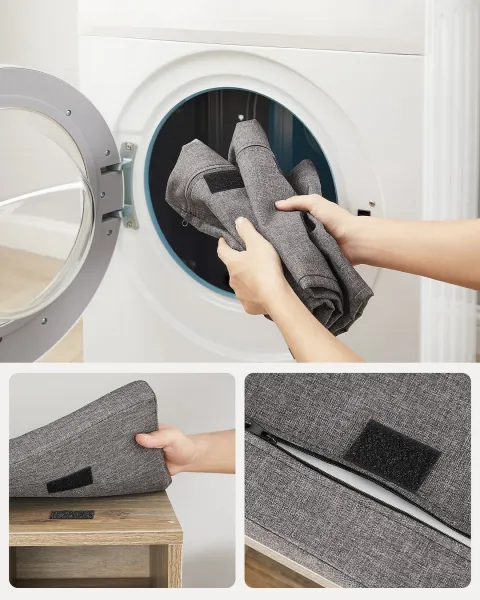 SONGMICS Botník Vasagle Endersen 105 cm svetlo hnedý/sivý