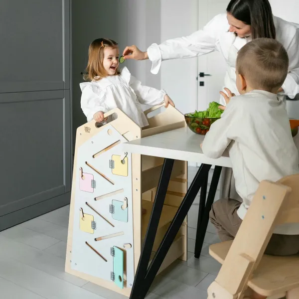 Rastúca učiaca veža 5v1 Play XL 89 cm