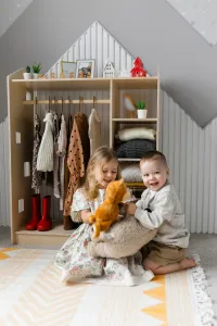 Montessori šatníková skriňa