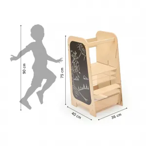 Rastúca učiaca veža 5v1 Play 75 cm – mätová
