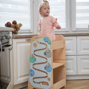 Rastúca učiaca veža 5v1 Play 75 cm – mätová