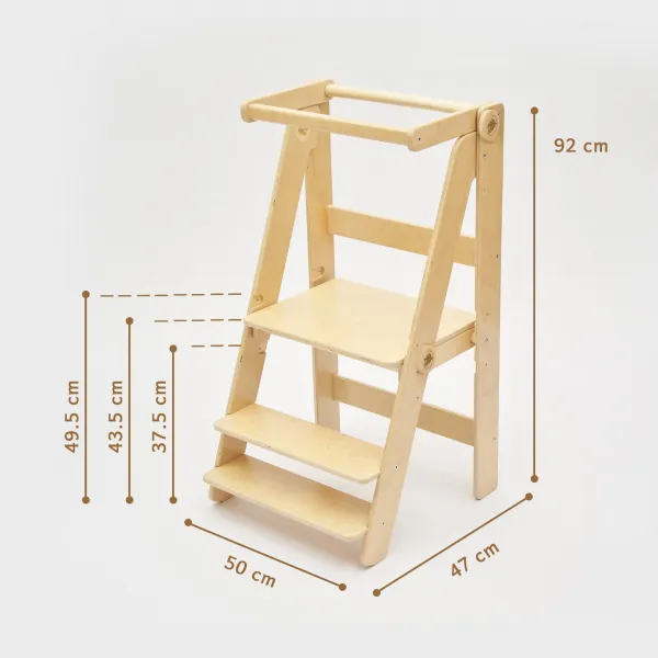Rastúca učiaca veža skladacia 92 cm